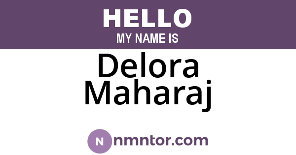 Delora Maharaj