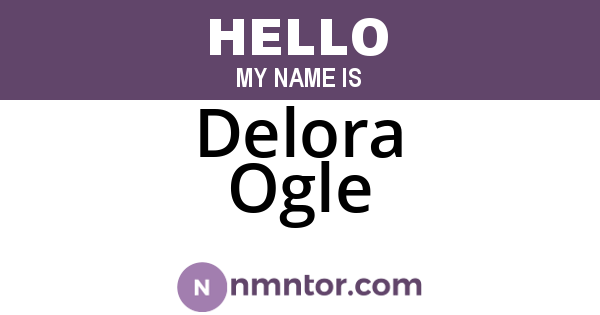 Delora Ogle