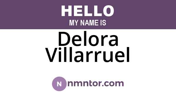 Delora Villarruel
