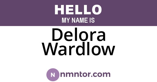 Delora Wardlow