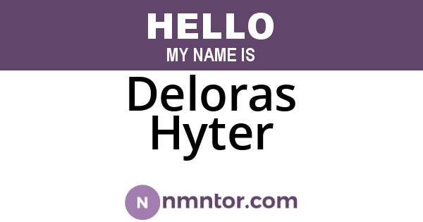 Deloras Hyter