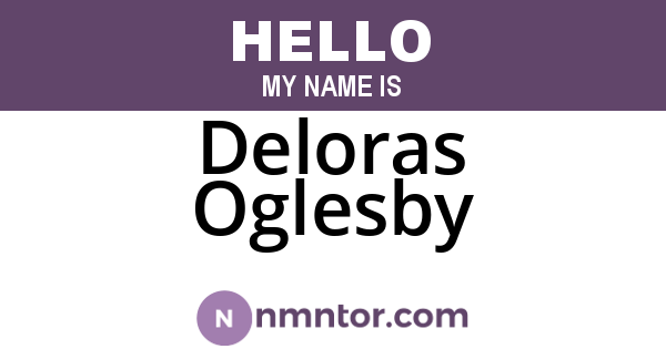Deloras Oglesby