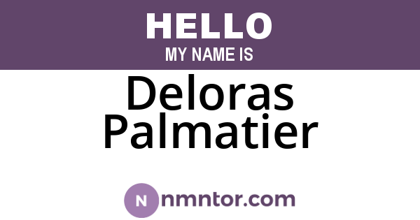 Deloras Palmatier