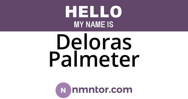 Deloras Palmeter