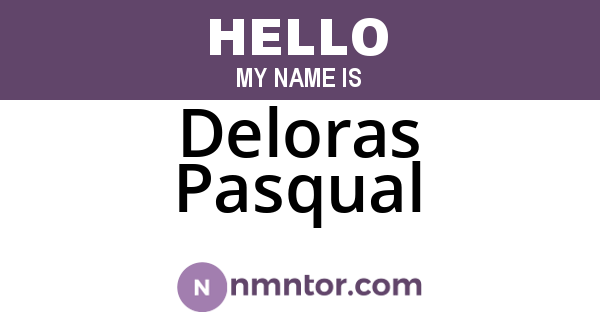 Deloras Pasqual