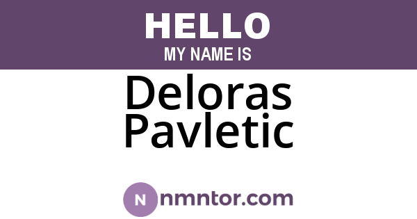 Deloras Pavletic