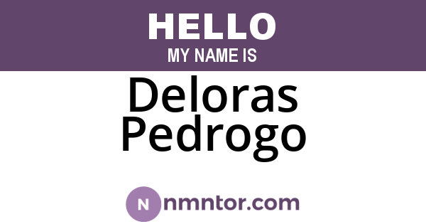 Deloras Pedrogo