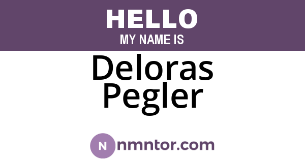 Deloras Pegler
