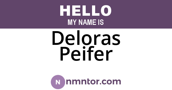 Deloras Peifer