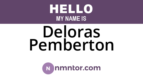 Deloras Pemberton