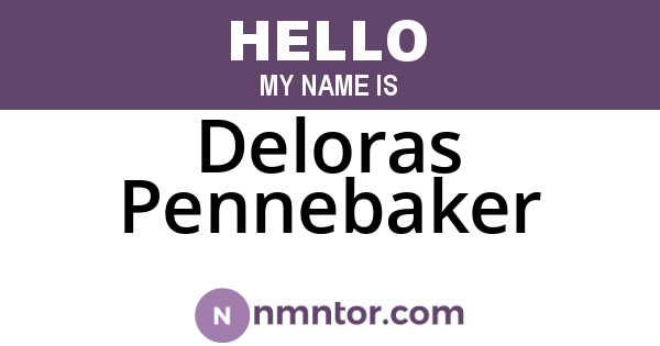 Deloras Pennebaker
