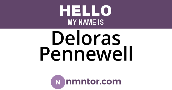 Deloras Pennewell