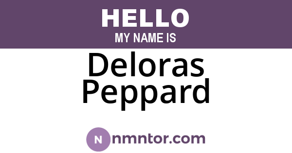 Deloras Peppard