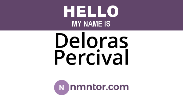 Deloras Percival