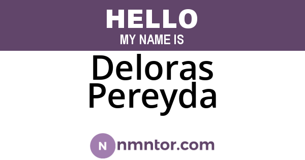 Deloras Pereyda