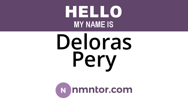 Deloras Pery