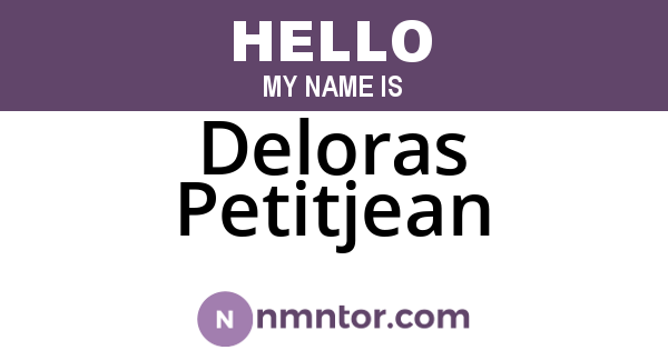 Deloras Petitjean