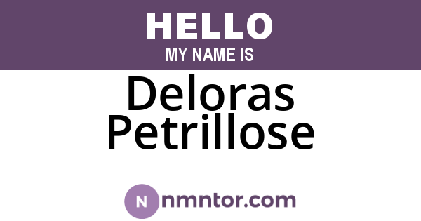 Deloras Petrillose