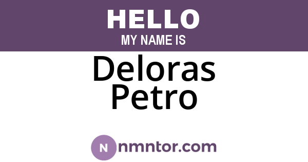 Deloras Petro