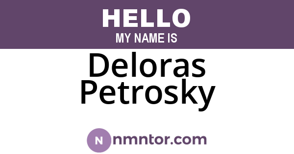 Deloras Petrosky