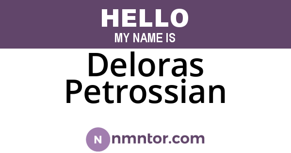 Deloras Petrossian