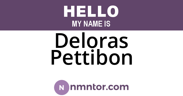 Deloras Pettibon