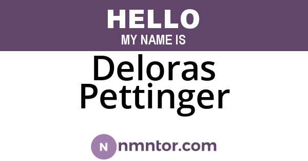 Deloras Pettinger