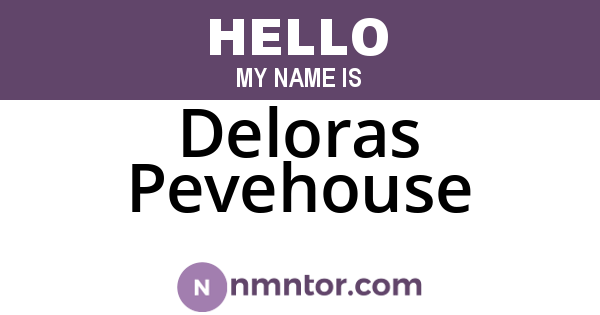 Deloras Pevehouse
