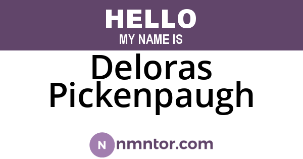 Deloras Pickenpaugh