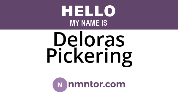 Deloras Pickering