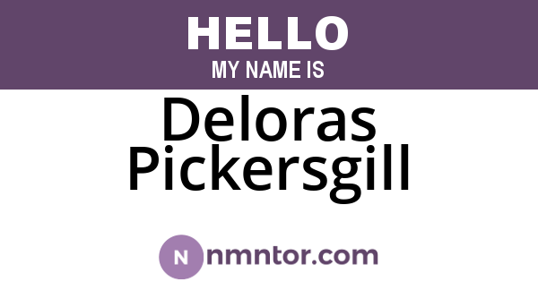 Deloras Pickersgill