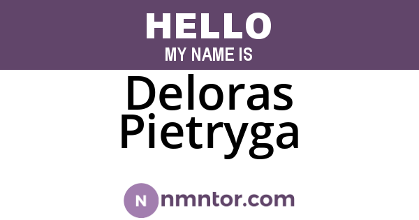 Deloras Pietryga