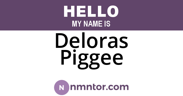 Deloras Piggee