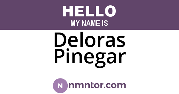 Deloras Pinegar