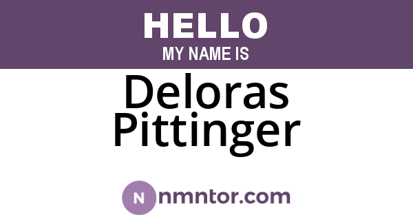 Deloras Pittinger
