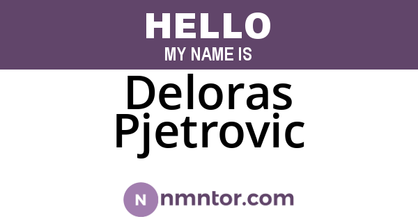 Deloras Pjetrovic