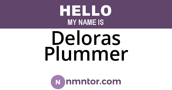 Deloras Plummer