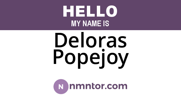 Deloras Popejoy