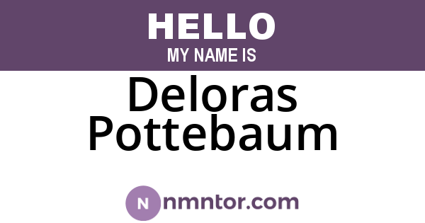 Deloras Pottebaum