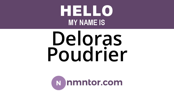 Deloras Poudrier