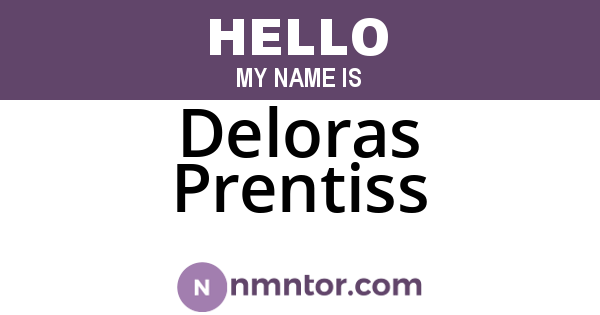 Deloras Prentiss