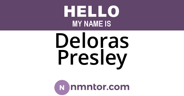 Deloras Presley