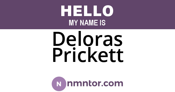 Deloras Prickett