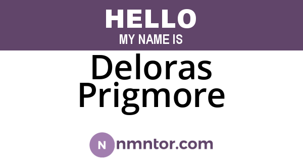 Deloras Prigmore