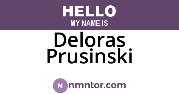 Deloras Prusinski