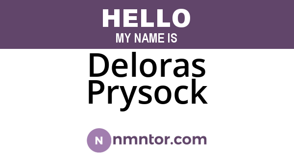 Deloras Prysock