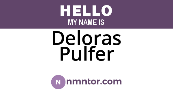 Deloras Pulfer