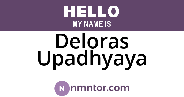 Deloras Upadhyaya