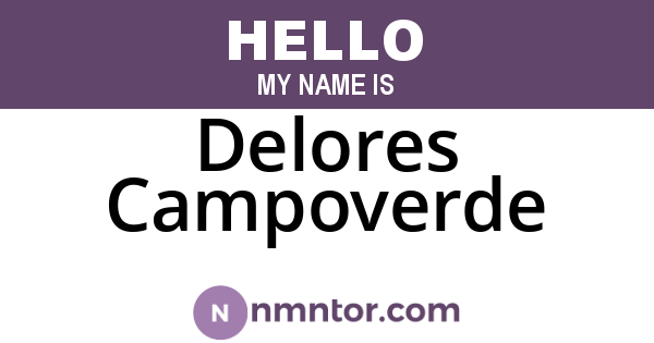 Delores Campoverde