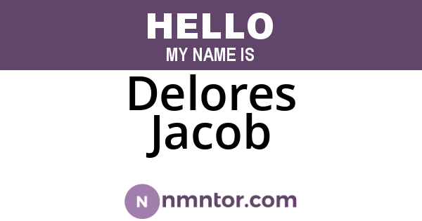 Delores Jacob